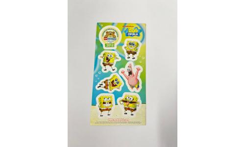 Adesivo Bob Esponja Cartela